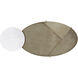 Tuner 54 X 25.75 inch White / Antique Brass Coffee Table